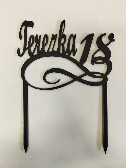 Zápich Terezka 18 kaligraficky / AKCE