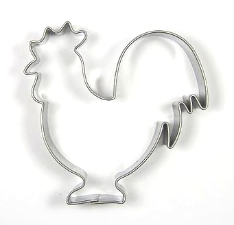 Vykrajovačka nerez kohout 65x65mm