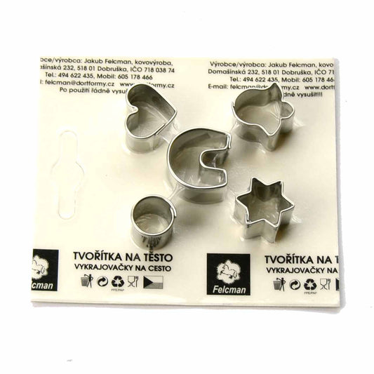 Vykrajovačka sada nerez mini 5ks