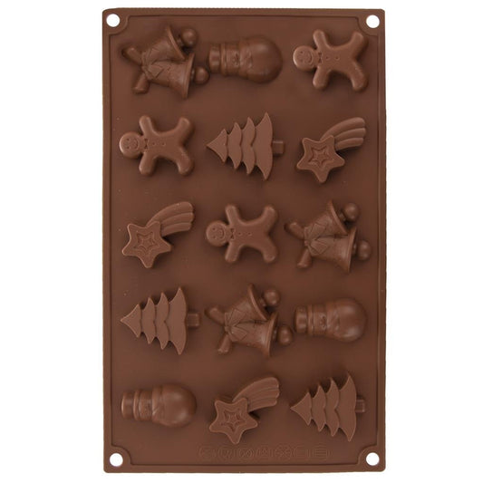 Forma silikonová 15ks CHRISTMAS