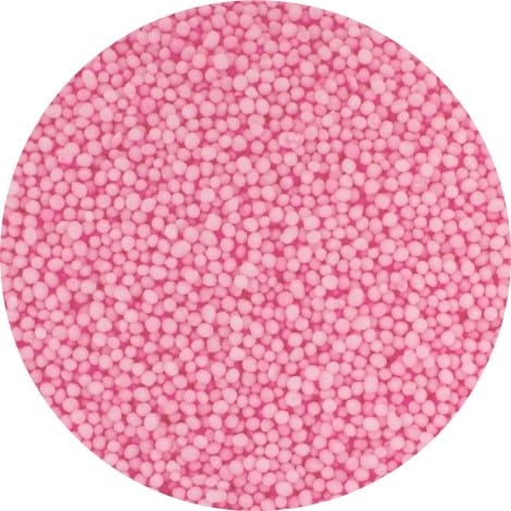 Cukrové zdobení máček růžový 25g