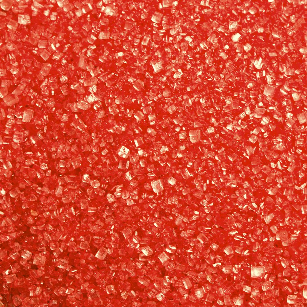 Cukrový píseček Decora – červený, 100g