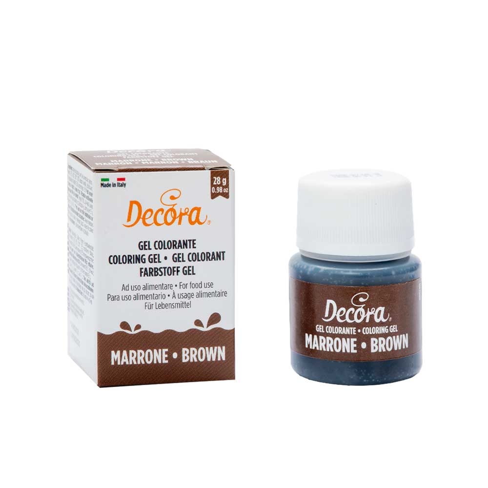 Gelová barva Decora - Brown | Hnědá (28 g)