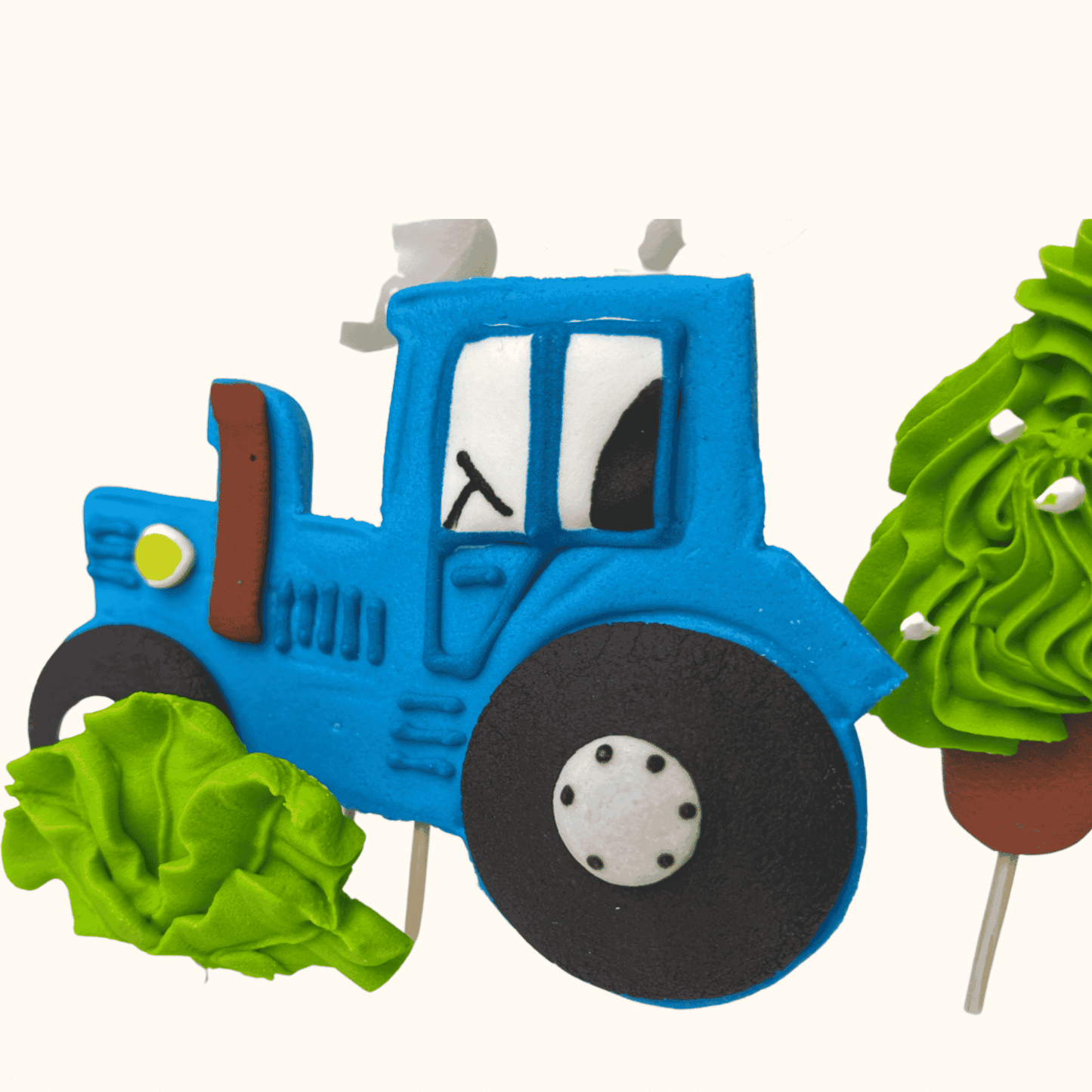 Traktor │ Sada cukrových ozdob