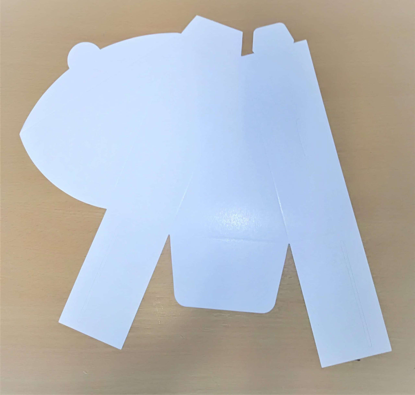 Krabička na klínek dortu, bílá 151x97x90 mm