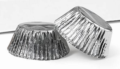 Košíčky na muffiny Decora, stříbrné 40ks