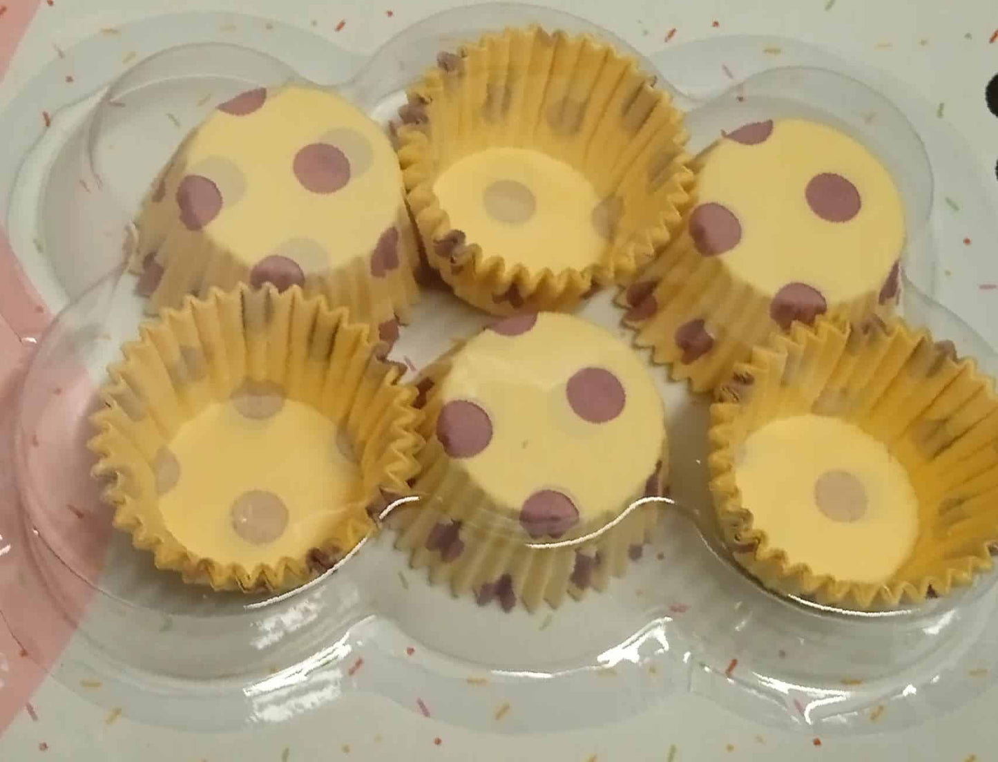 Puntíkované košíčky | Papírové | ¤ 3 cm | 90 kusů