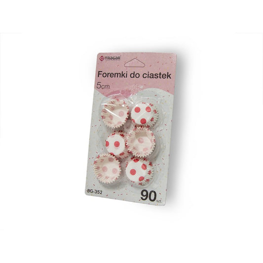 Puntíkované košíčky | Papírové | ¤ 3 cm | 90 kusů