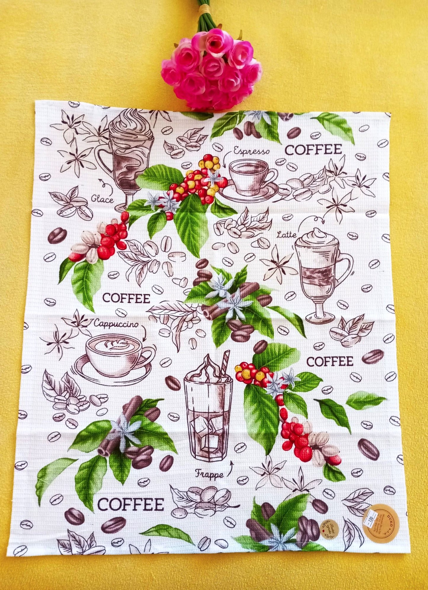 Kuchyňská útěrka Duko-Coffee