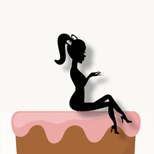 Zápich Sedící dívka