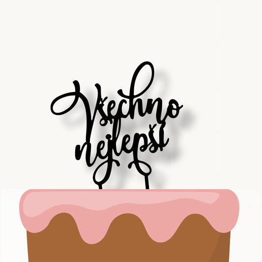 Zápich Všechno nejlepší kaligr.