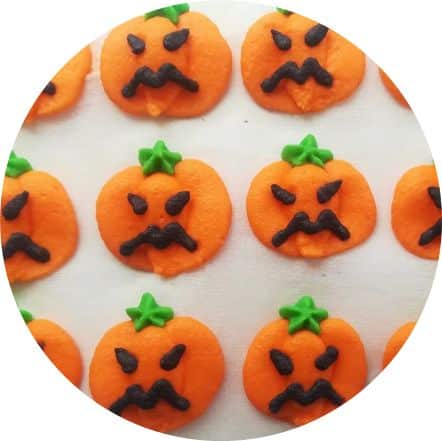Cukrová ozdoba dýně halloween