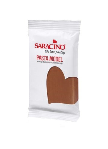 Saracino HNĚDÁ 250g v sáčku | modelovací, potahovací hmota