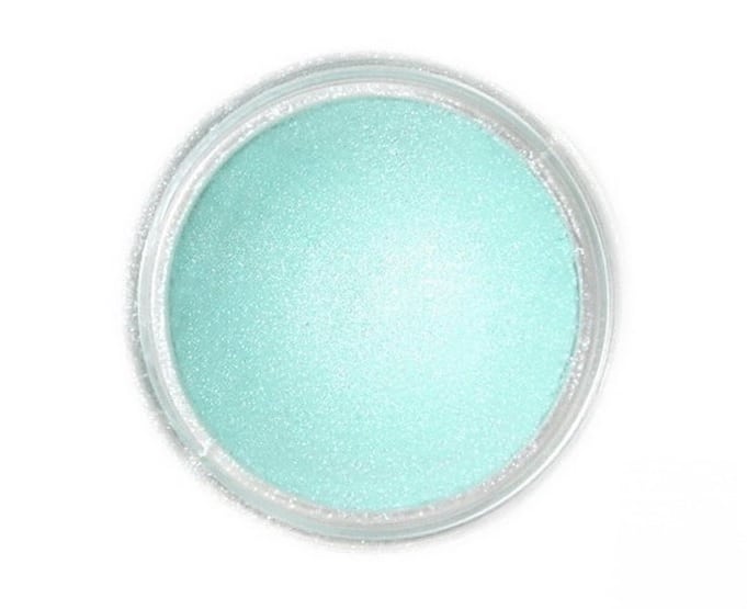 Jedlá prachová perleťová barva Fractal – Frozen Green (2,5g)