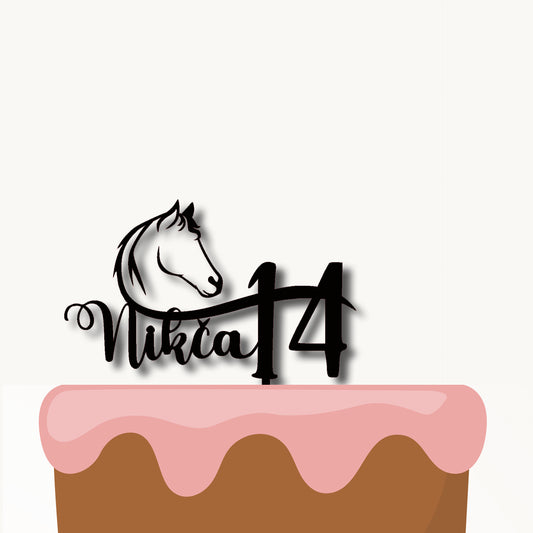 Zápich Koník kaligrafie