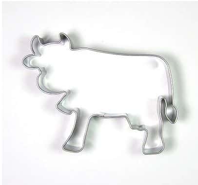 Vykrajovačka nerez kráva 58x77mm CZ