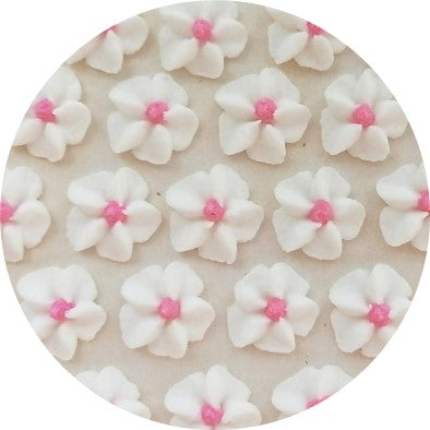 Cukrová ozdoba kvítek bílý
