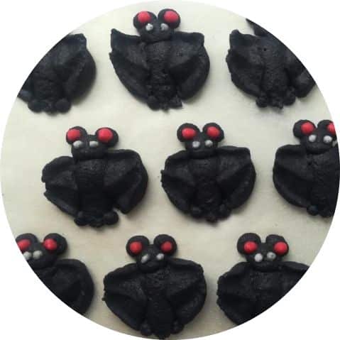 Cukrová ozdoba netopýr