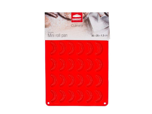 Forma silikonová rohlíčky 30ks  BANQUET