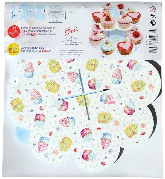 Stojan na cupcakes | muffiny, papírový