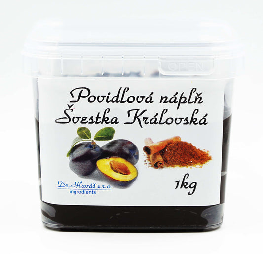 Povidla Švestková se skořicí a rumem , 1kg