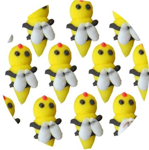 Cukrová ozdoba včela