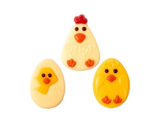 Čokoládová dekorace VELIKONOCE , 6ks