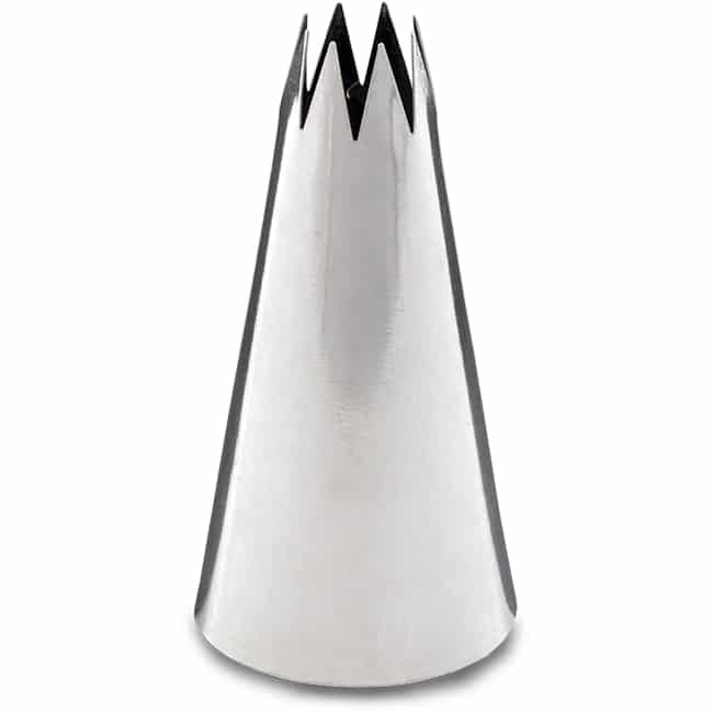 Špička zdobící ¤10mm 8 zubů