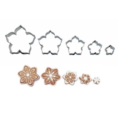 Vykrajovačka květy Lilie sada 5ks