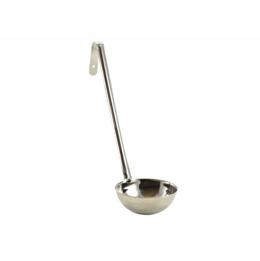 Naběračka nerez ¤12cm 440ml s háčkem, monoblok INOX