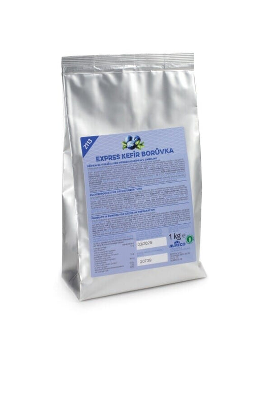 Zmrzlinová směs ALM Expres KEFÍR BORŮVKA  12x1kg