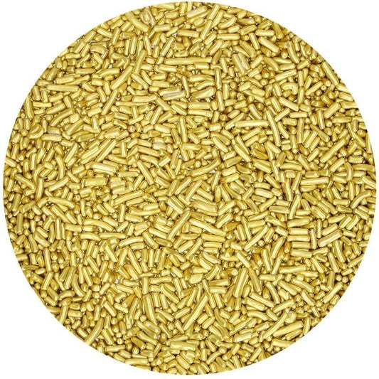 Cukrové zdobení rýže, zlatá 20g