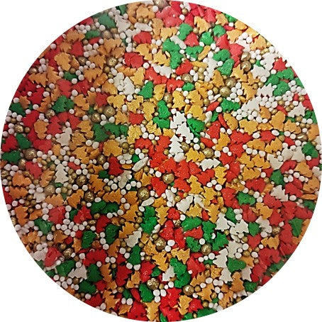 Cukrové zdobení stromečky mix, 20g