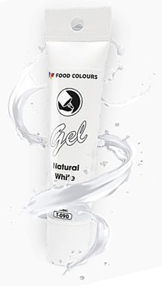 Food Colours gelová barva v tubě Natural White 30 g