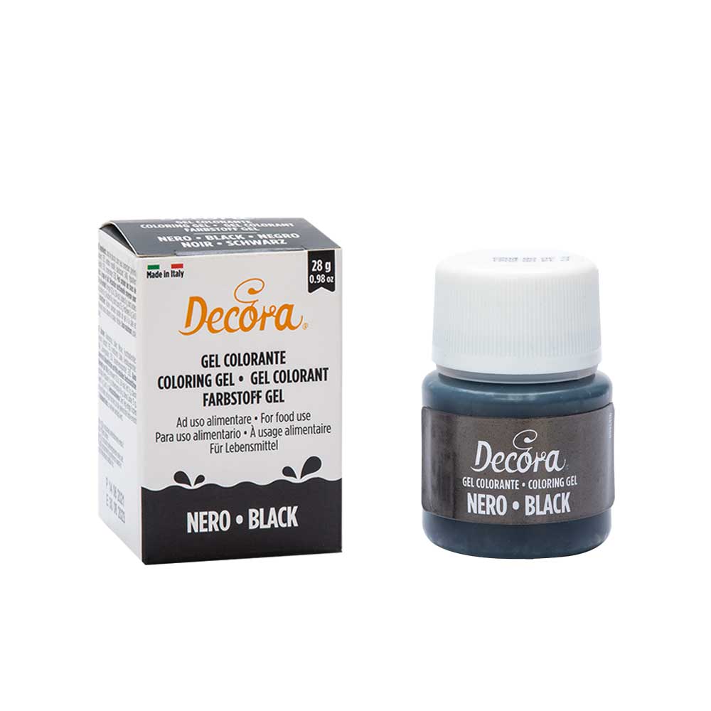 Gelová barva Decora - Black | Černá (28 g)