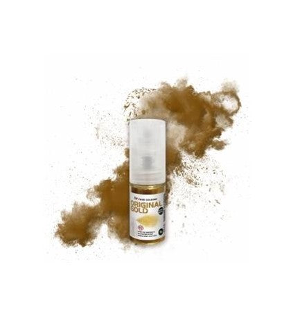 Prachová perleťová barva ve spreji -  Gold (5 g)