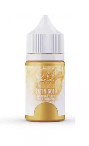 Dekorativní airbrush barva perleťová tekutá Fractal - Golden Shine (33 g)