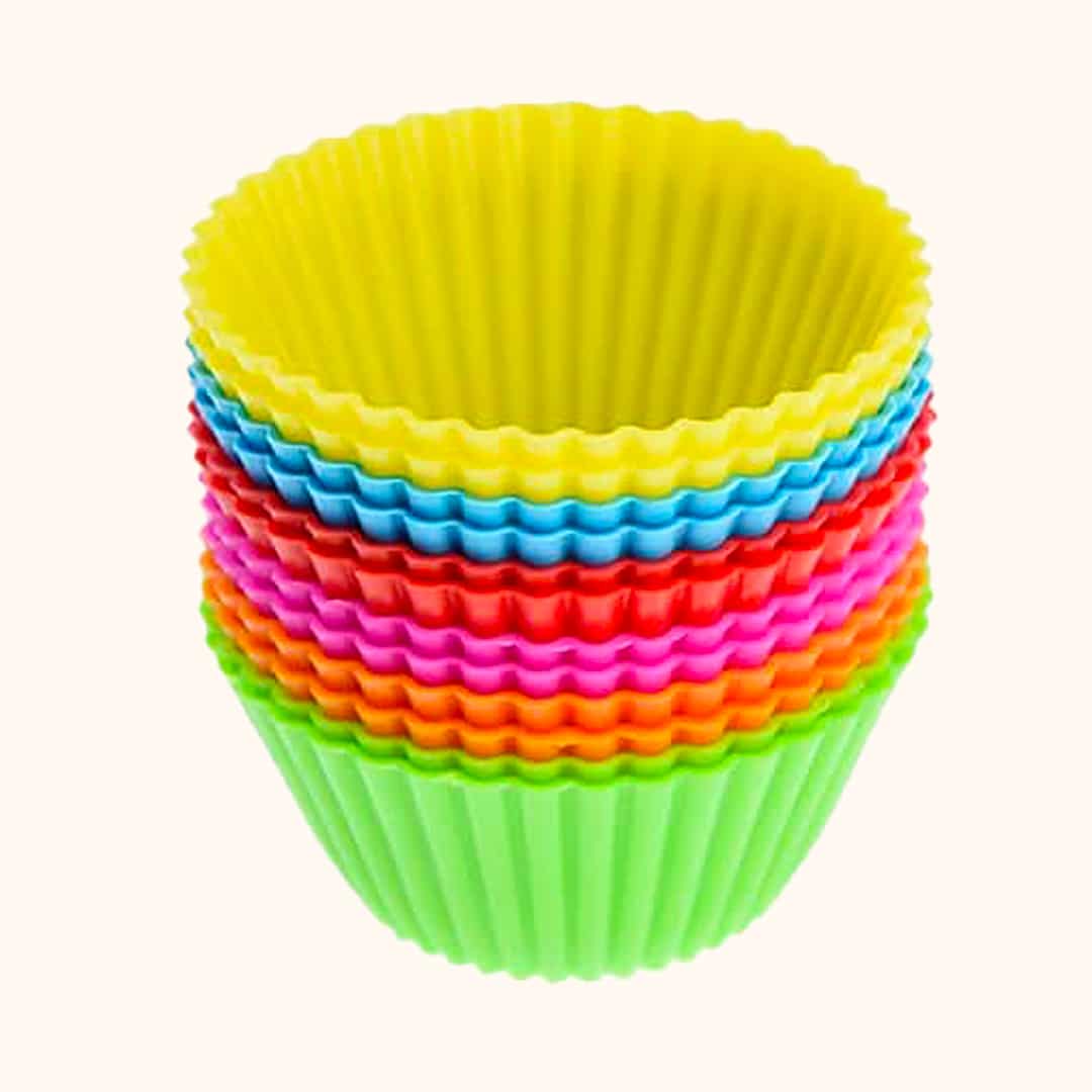 Košíčky na muffiny 7 cm 12 kusů | Silikonové formy