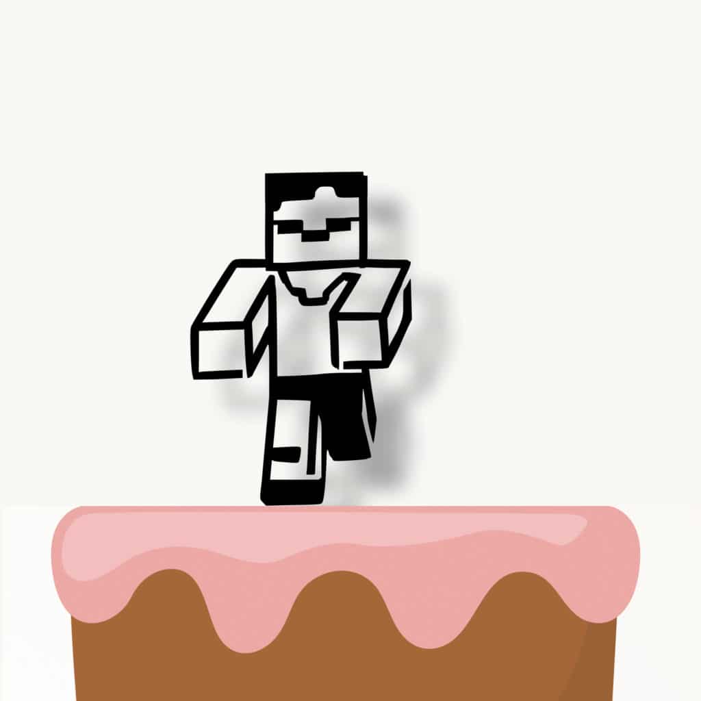 Zápich Minecraft Steve