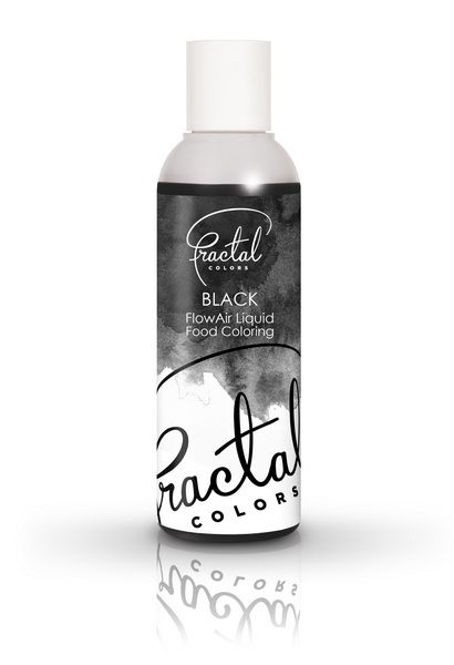 Airbrush barva tekutá Fractal - Black (100 ml)