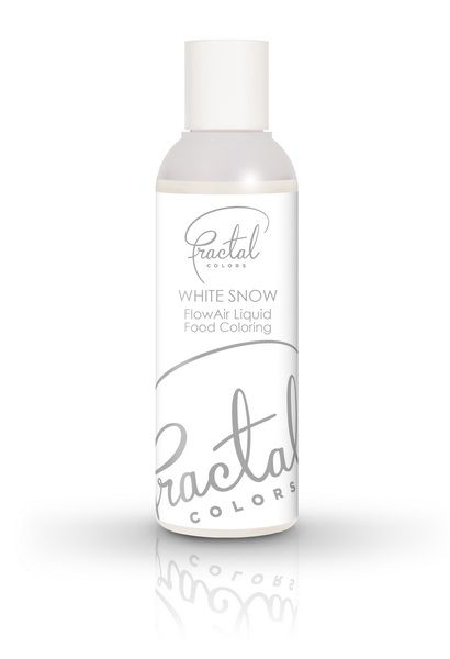 Dekorativní airbrush barva Fractal tekutá White Snow, 100ml