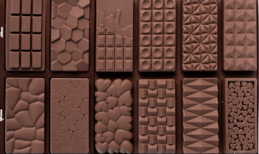 Silikonová forma na malé tabulky čokolády