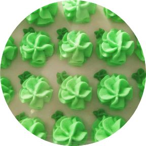 Cukrová ozdoba karafiát zelený