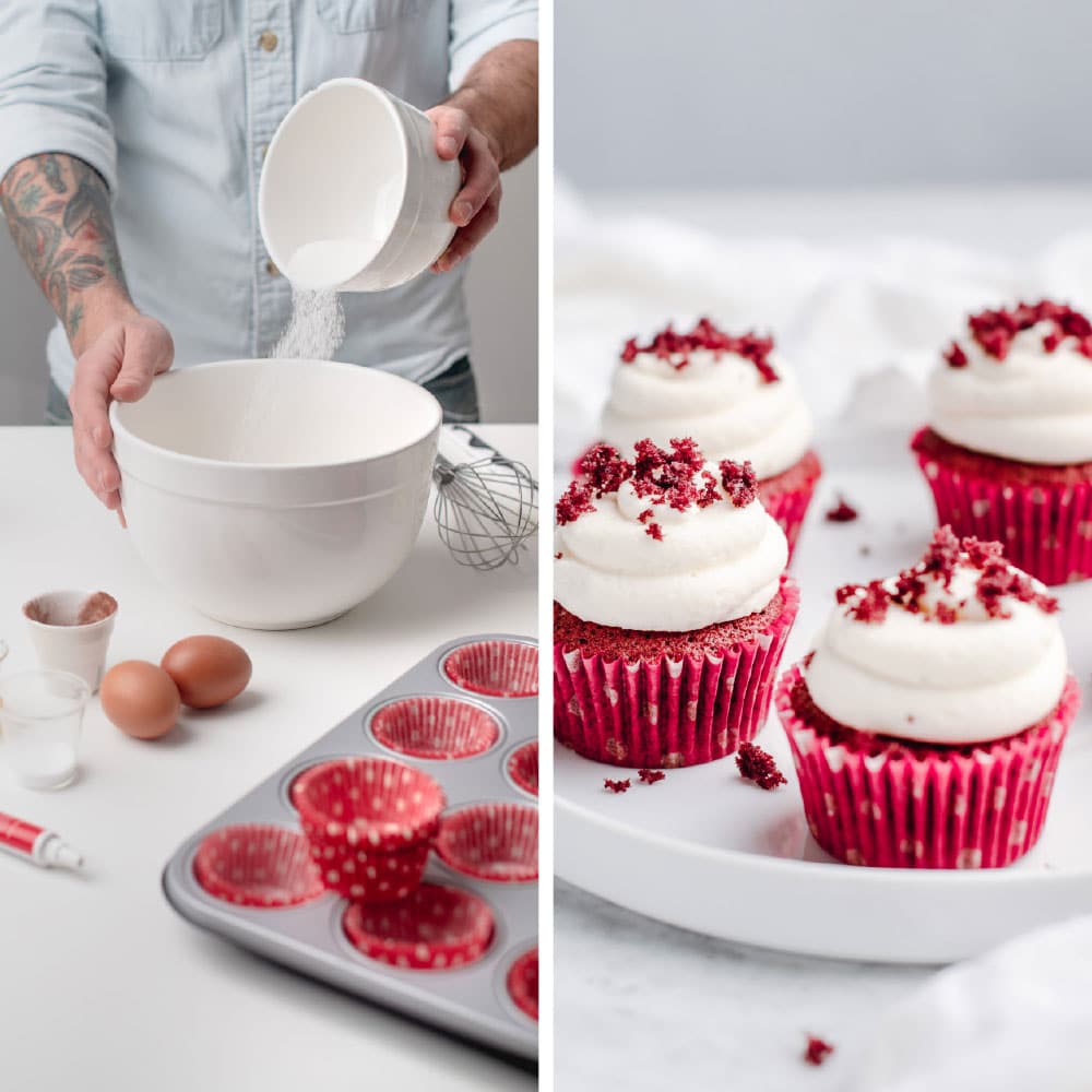 Košíčky na muffiny puntík Decora, bordo 60ks