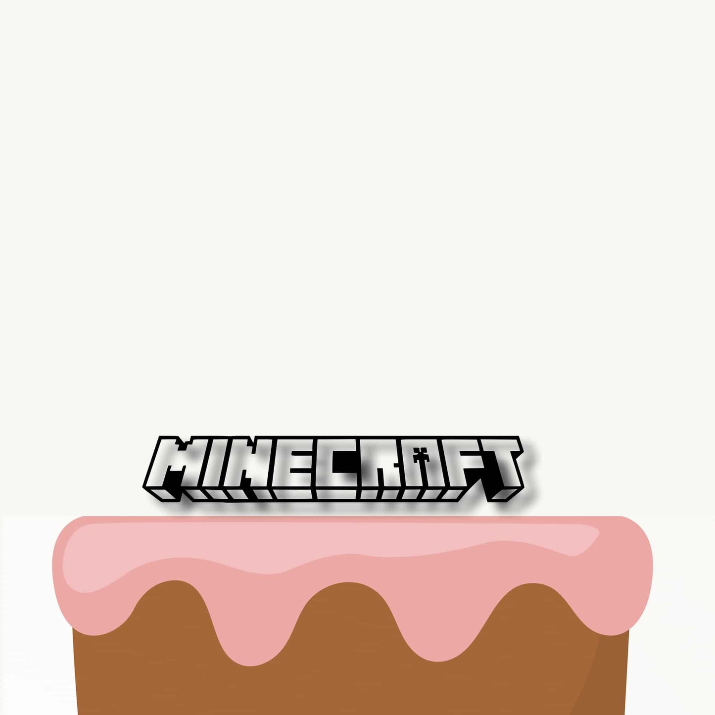 Zápich Minecraft nápis