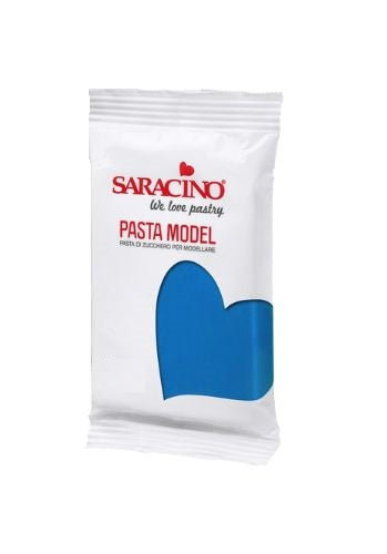 Saracino MODRÁ 250g v sáčku | modelovací, potahovací hmota