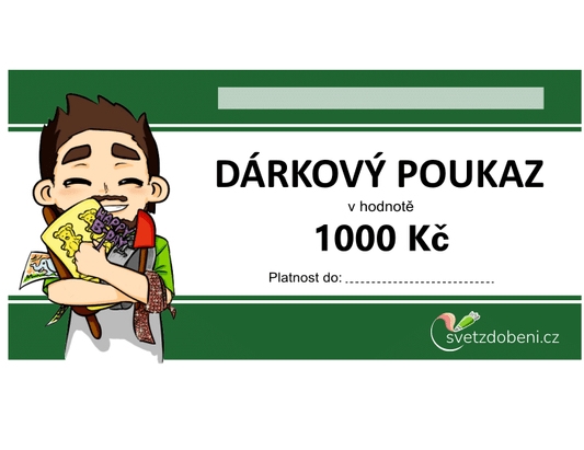 Dárkový poukaz v hodnotě 1000,-Kč