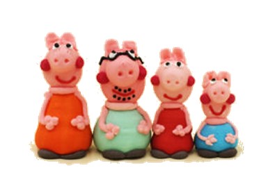 PRASÁTKO PEPA | Cukrová ozdoba