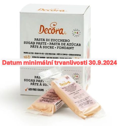 Potahovací a modelovací cukrová hmota Decora, Tělová 100g SLEVA