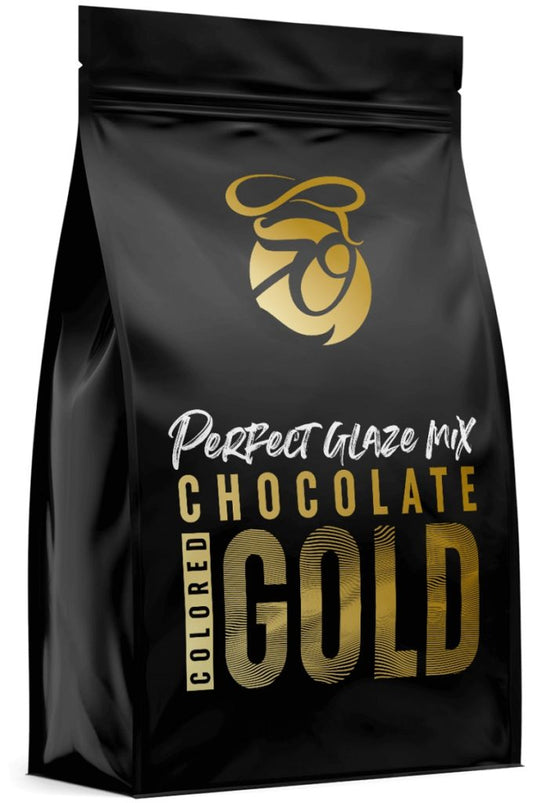 Zrcadlová poleva v prášku, Perfect glaze GOLD (300g)